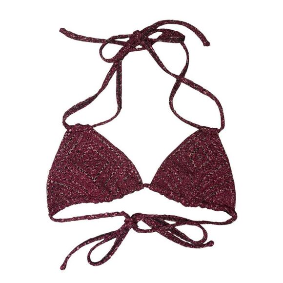 BEACH RIOT X Stone Cold Fox Women’s XS/S Chloe Bikini Swimsuit Moroccan Jacquard - Picture 4 of 11